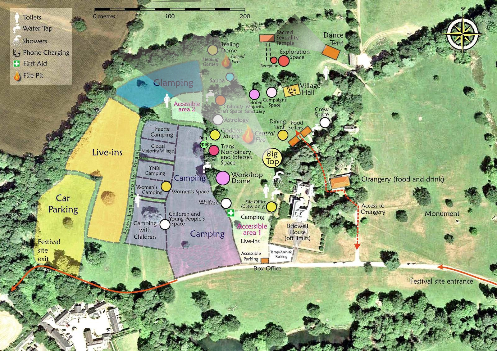 Sound level map